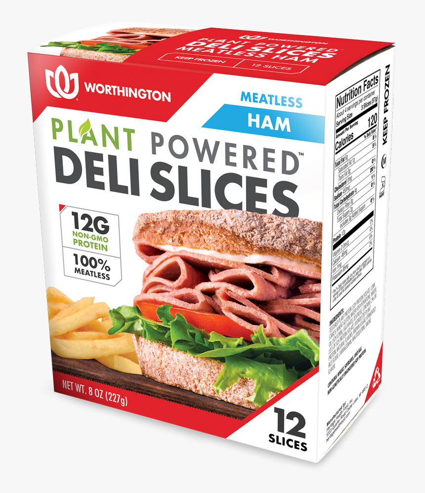 Wham Deli Slices - Worthington Plant Powered Deli Slices, HD Png Download, Free Download