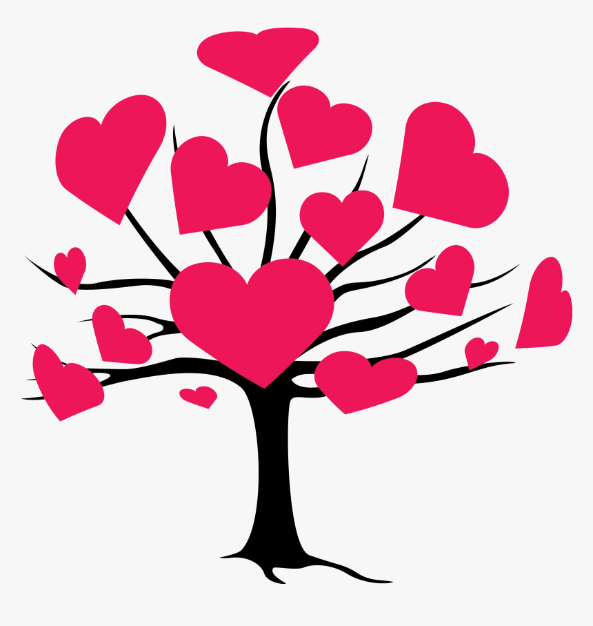 Heart Love Tree Png Clipart , Png Download - Amour Png, Transparent Png, Free Download