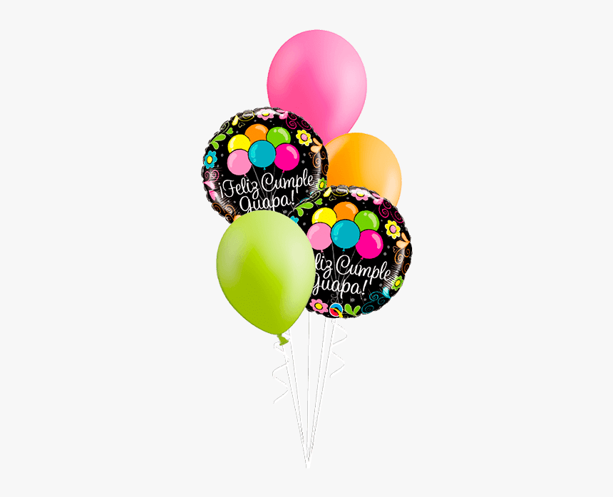 Bouquet De Globos Feliz Cumple, Guapa - Globos Feliz Día, HD Png Download, Free Download