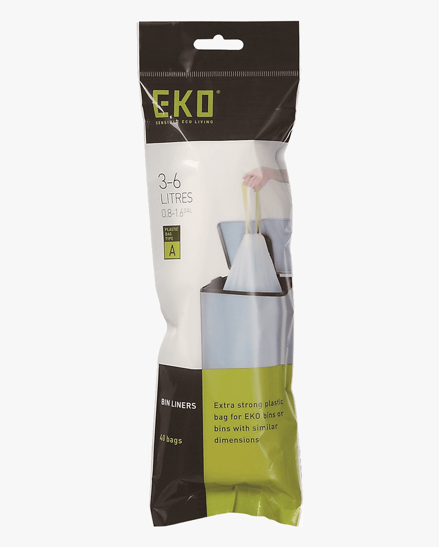 Eko Drawstring Trash Bag 50l - 7l 10l Eko Ek33702, HD Png Download, Free Download
