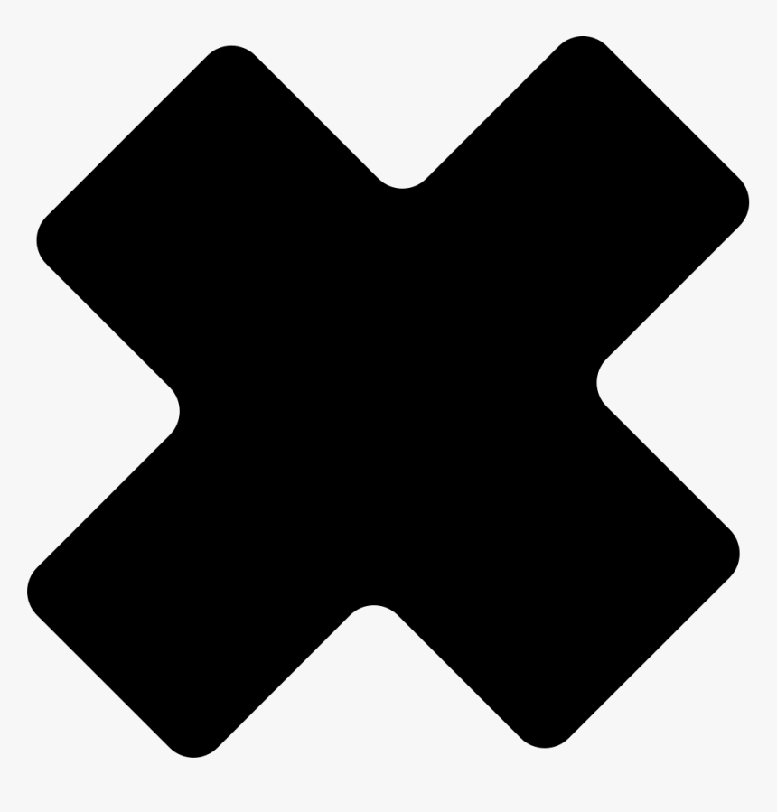 Thick Cross Mark - Png Shape Cross, Transparent Png, Free Download