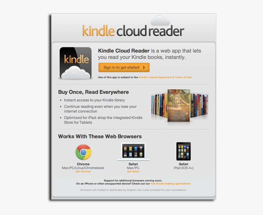 Kindle - Kindle Cloud Reader App, HD Png Download, Free Download