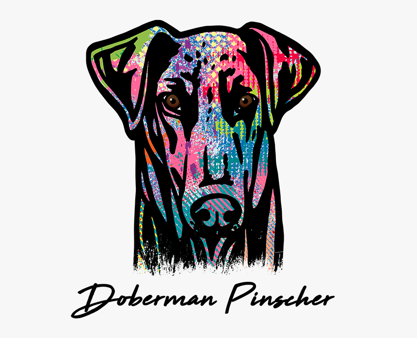 Doberman Vector Logo - Guard Dog, HD Png Download, Free Download