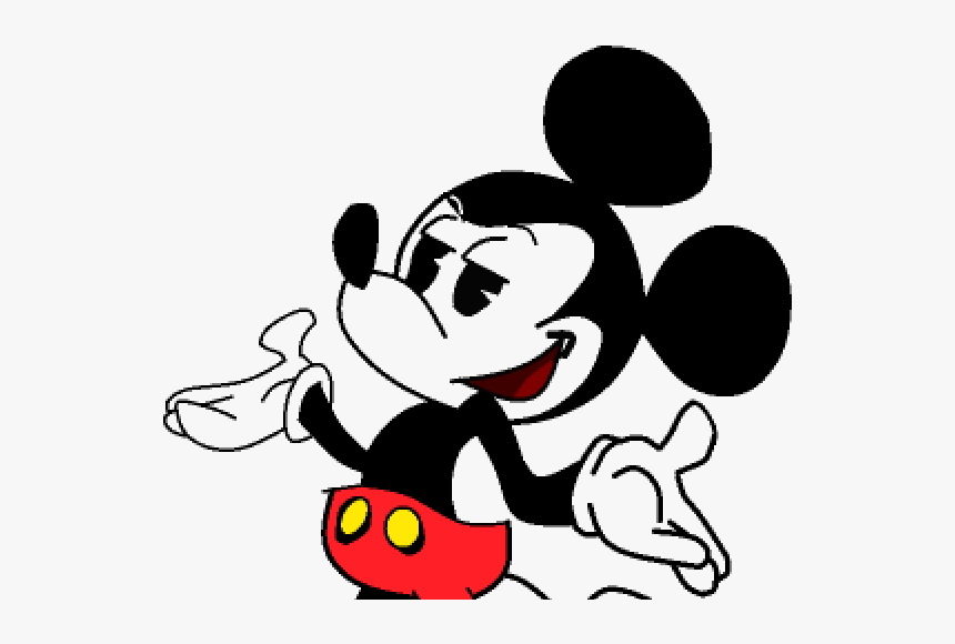 Thumb Image - Mickey Mouse Shrugging, HD Png Download, Free Download