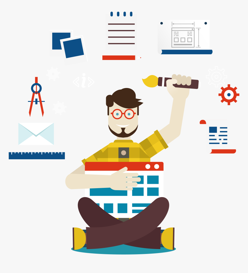 Designer Vector Developer , Png Download - Web Developer Cms Vector, Transparent Png, Free Download