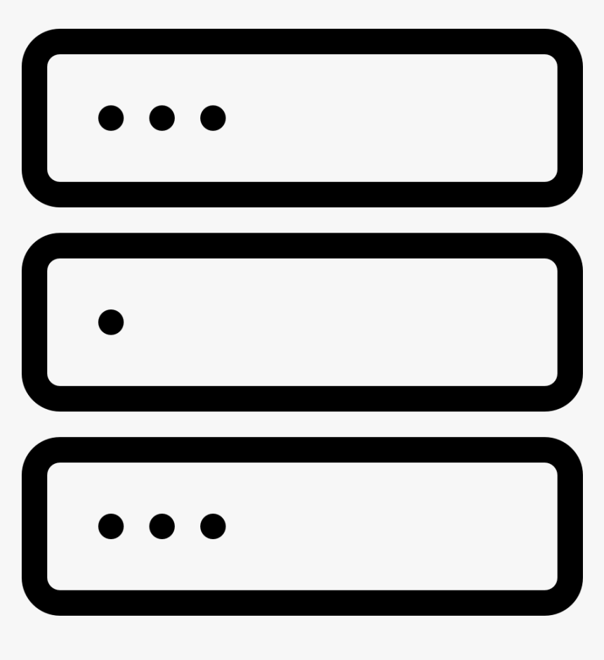 Cloud Server Rack Cloud Server Rack Cloud Server Rack - White Server Rack Icon, HD Png Download, Free Download