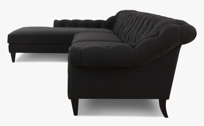 Alexandra Tufted Left Dival Sofa, Navy Blue - Sleeper Chair, HD Png Download, Free Download