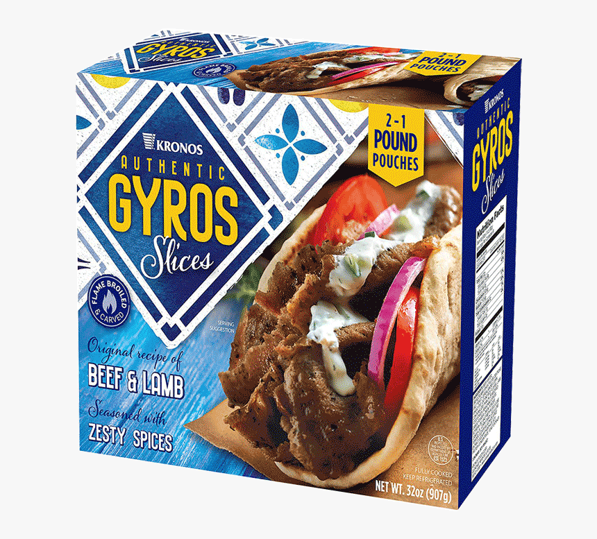 Kronos Authentic Gyros Slices, HD Png Download, Free Download