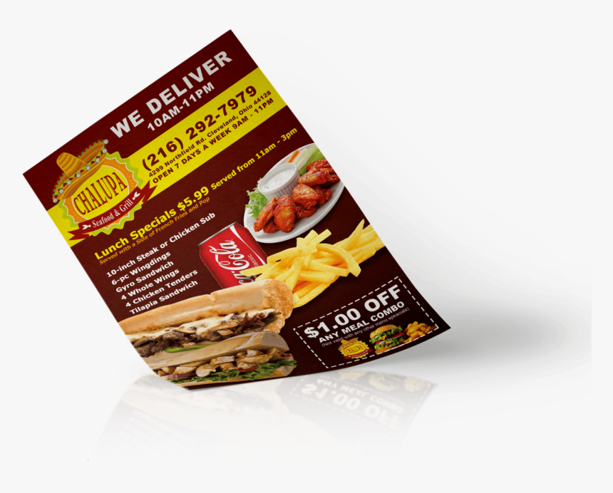 Gyro Sandwich Png - Flyer, Transparent Png, Free Download