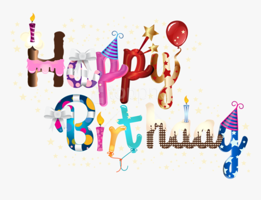 Free Png Download Happy Birthday Png Images Background - Happy Birthday Png Gif, Transparent Png, Free Download