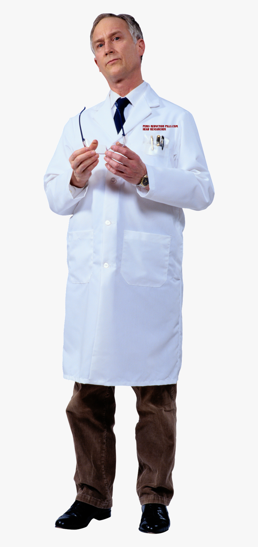 Scientist In Lab Coat Png, Transparent Png, Free Download