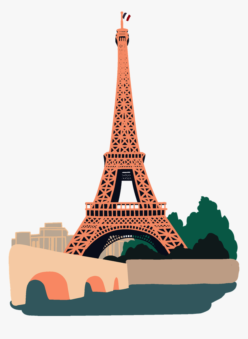 Eiffel Tower Clipart - Eiffel Tower Vector, HD Png Download, Free Download