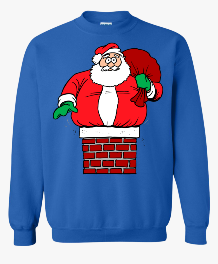 Gift Christmas, Santa, Chimney, Funny, Fun Crewneck - Ugly Christmas Sweater Bmw E36, HD Png Download, Free Download