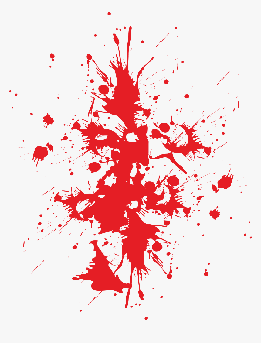 Blood Type Splatter Film - Transparent Blood Vector Png, Png Download, Free Download