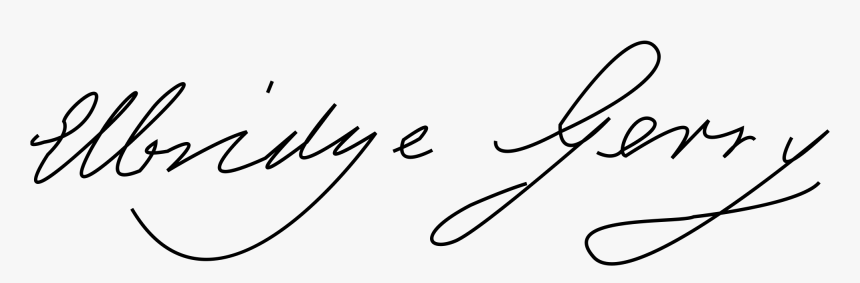 Elbridge Gerry Signature, HD Png Download, Free Download