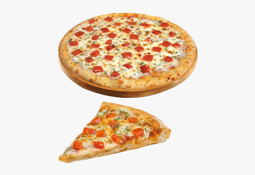 Dominos Pizza Slice Transparent - Margherita Small Hand Tossed Domino's Pizza, HD Png Download, Free Download