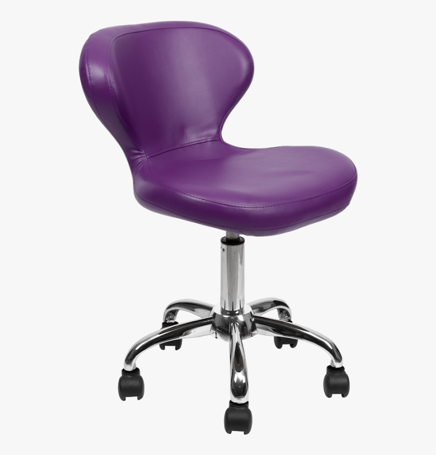 Pedi Stool Royal Purple Staff Chair - Chaise De Bureau Ikea Rose, HD Png Download, Free Download