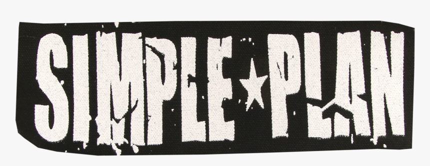 Scratched Logo Patch - Simple Plan, HD Png Download, Free Download