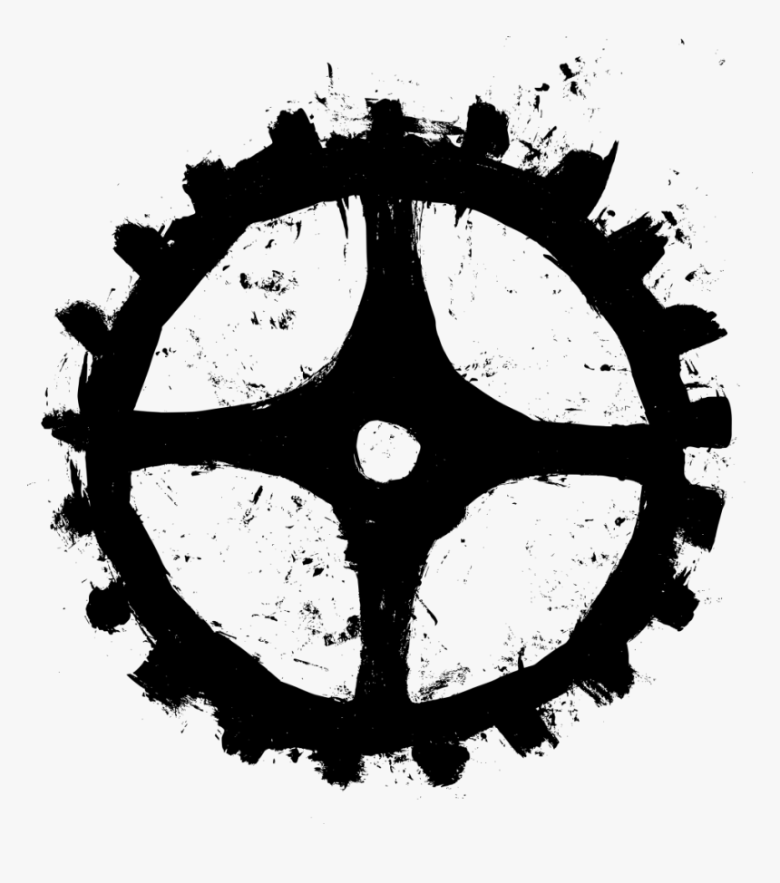 Gears Png File - Grunge Gear Png, Transparent Png, Free Download