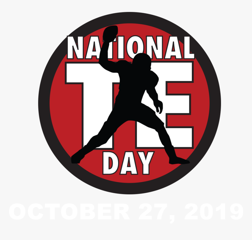 Te Emblem No 3d - National Tight End Day, HD Png Download, Free Download