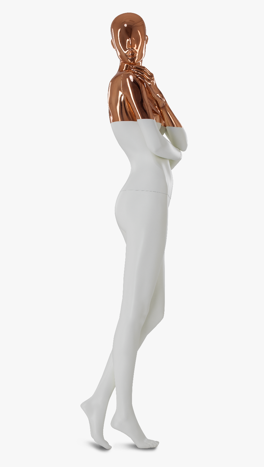 White Copper Mannequin Png, Transparent Png, Free Download