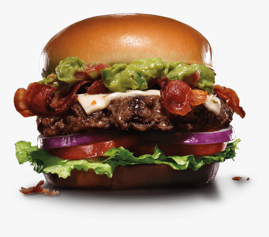 1 2lb Guacamole Bacon Thickburger, HD Png Download, Free Download