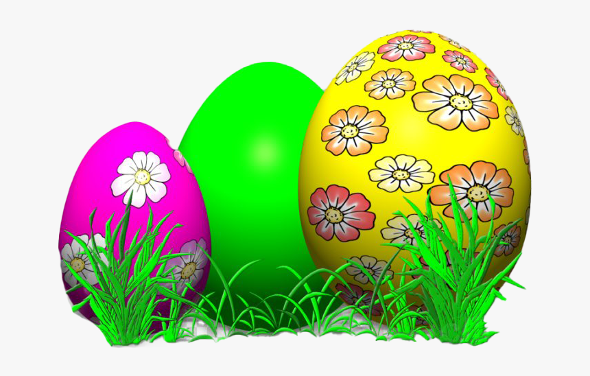 Grass Easter Egg Png Clipart - Easter Egg, Transparent Png, Free Download