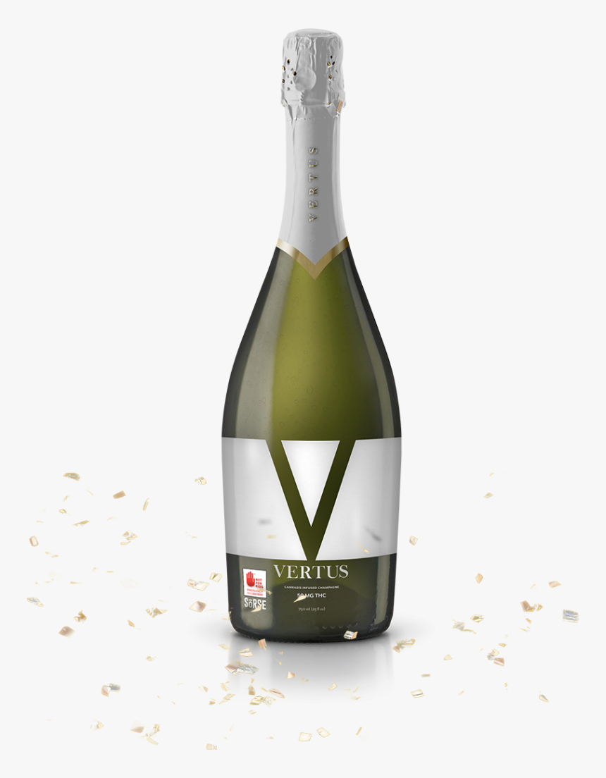 Vertus Cannabis Champagne, HD Png Download, Free Download