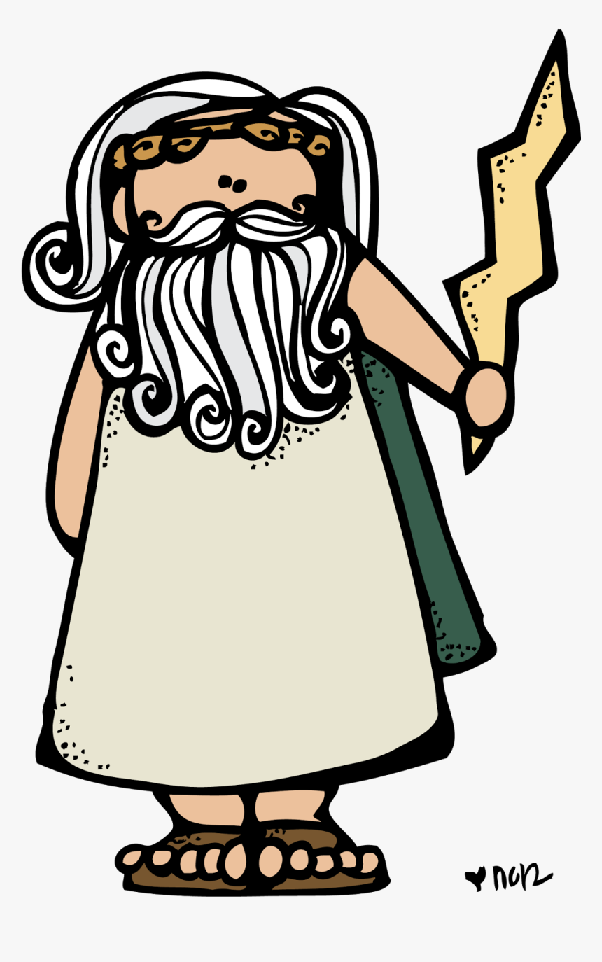 Zeus Vector Greek God Transparent & Png Clipart Free - Greek Mythology Clipart, Png Download, Free Download