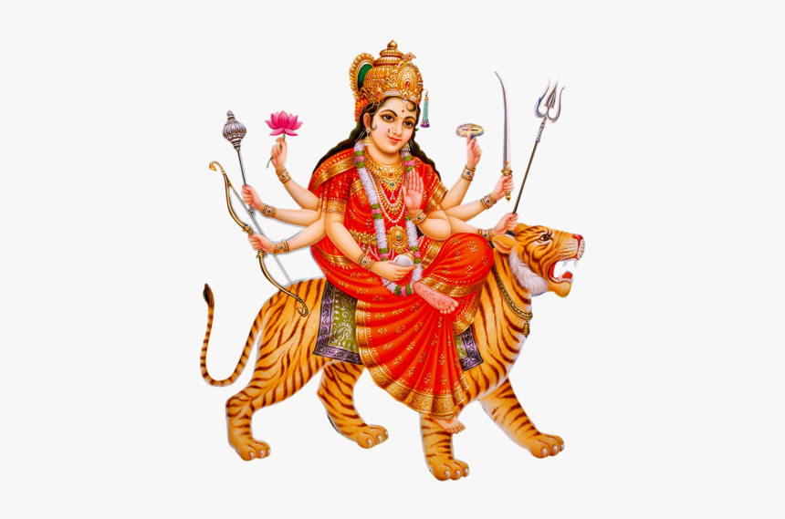 Transparent Durga Puja Mahadeva Durga For Dussehra - Music, HD Png Download, Free Download