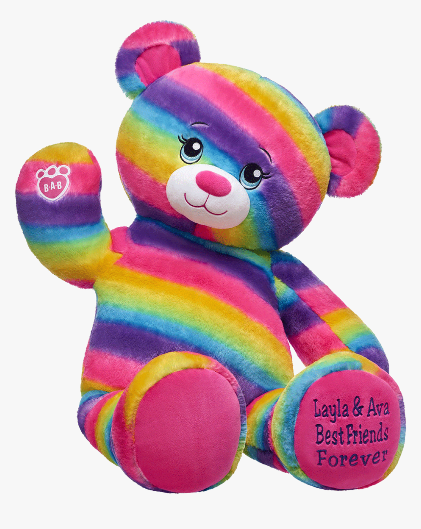 Giant Stuffed Bear - Build A Bear Rainbow Friends, HD Png Download, Free Download