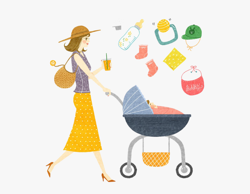 Mom And Baby Png Free Download - Baby Transport, Transparent Png, Free Download