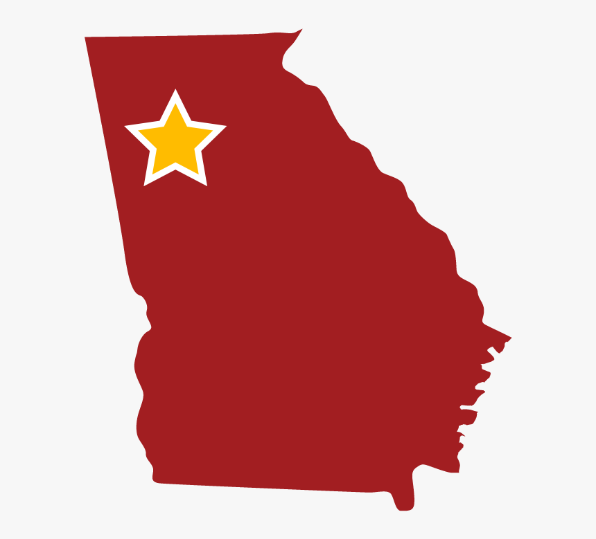 Georgia County Map, HD Png Download, Free Download