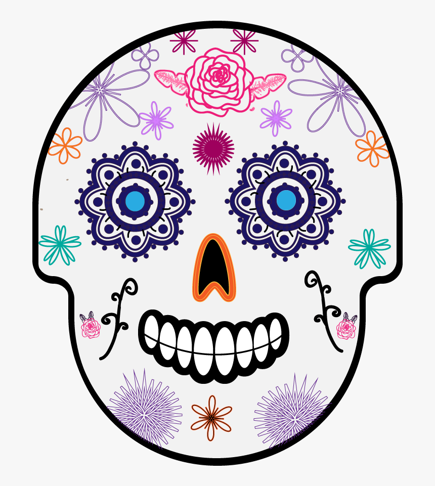 This Is My Black And White Sugar Skull, HD Png Download, Free Download