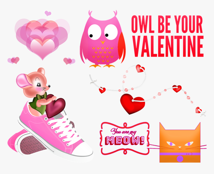 Valentine Banner Png - Valentine's Day, Transparent Png, Free Download