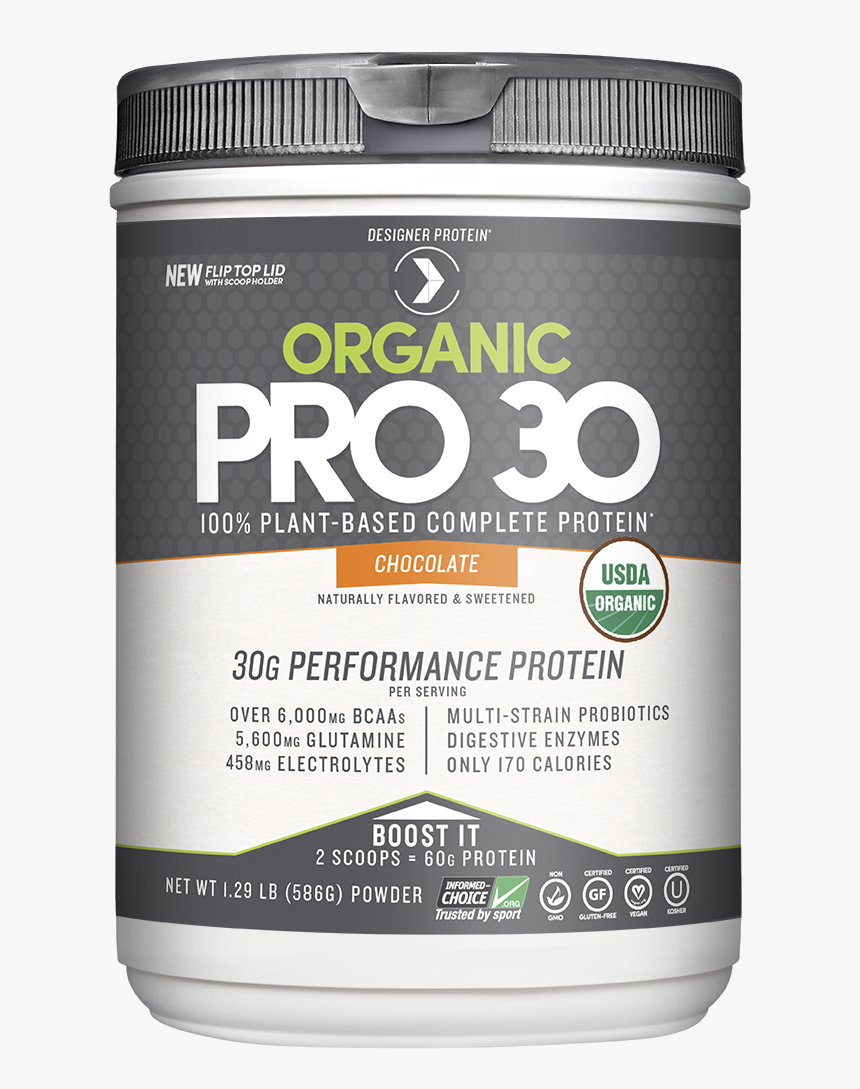 Pro 30 100% Plant-based Protein* Powder - Protein Powder Pro 30, HD Png Download, Free Download