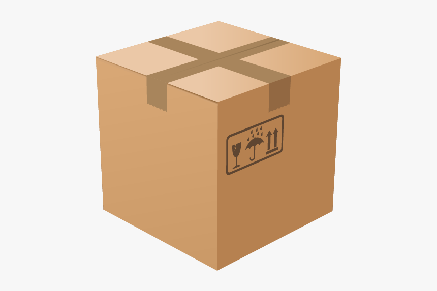 Package Vector Corrugated Box - Cartoon Cardboard Box Png, Transparent Png, Free Download