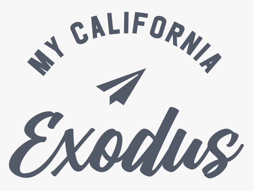 My California Exodus Logo-01 - Illustration, HD Png Download, Free Download