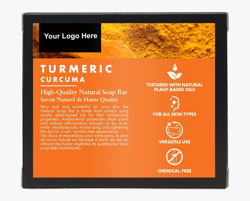 Turmeric - Natural Soap - Graphic Design, HD Png Download, Free Download