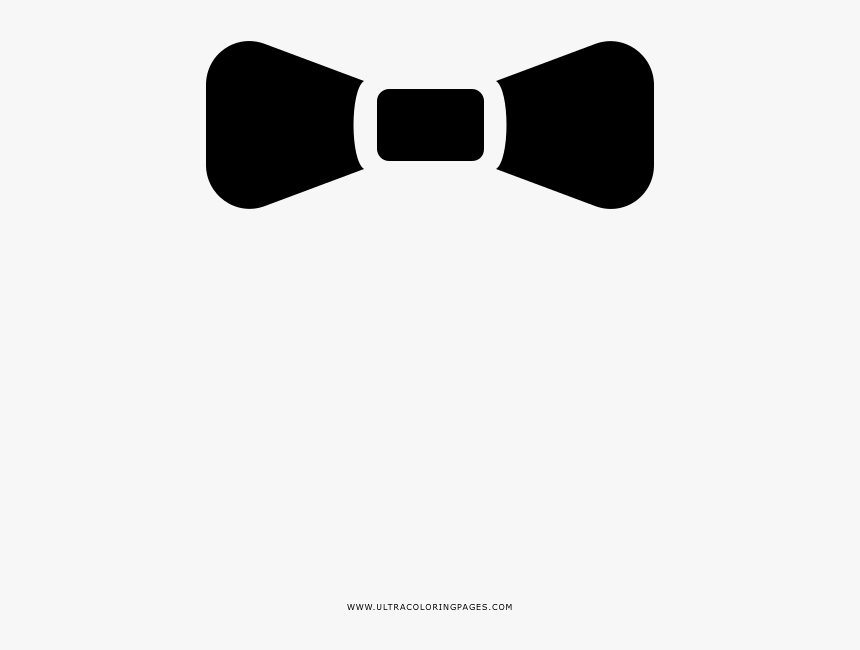 Bow Tie Coloring Page - Sports Equipment, HD Png Download, Free Download