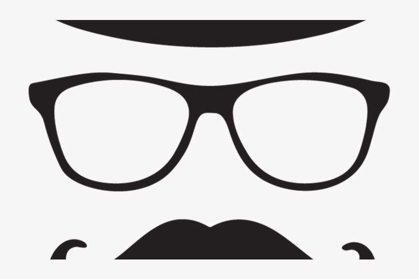 311ga Hat, Glasses, Mustache And Bow Tie Oldcuts - Mustache Glasses And Tie Png, Transparent Png, Free Download