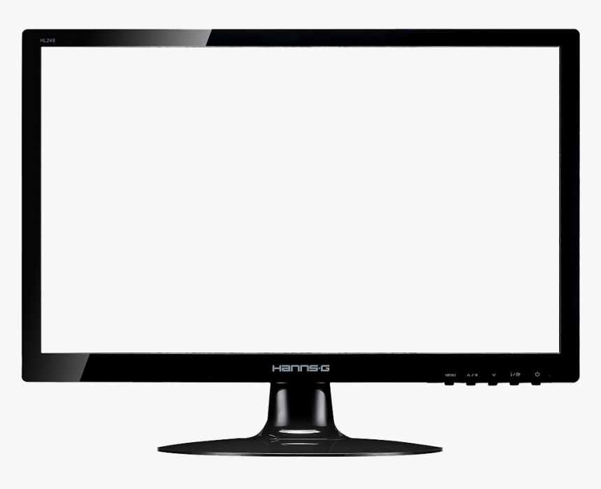 Hannsg Led Monitor Image - Computer Monitor Clip Art Computer Screen, HD Png Download, Free Download