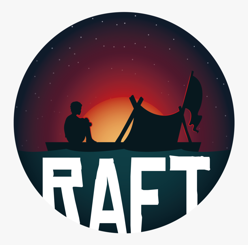 Rimworld Survival Multiplayer Brand Game Raft Silhouette - Raft Logo, HD Png Download, Free Download