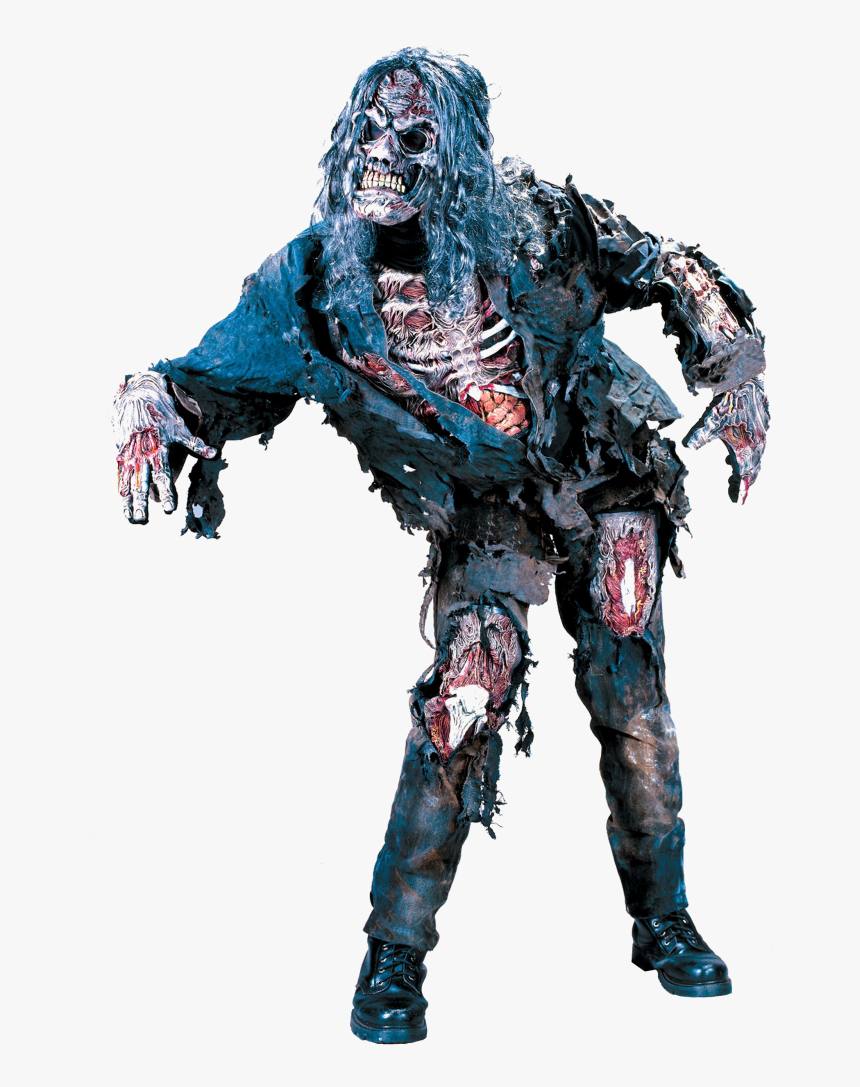 Zombie Png Transparent Image - Adult Scary Halloween Costume, Png Download, Free Download