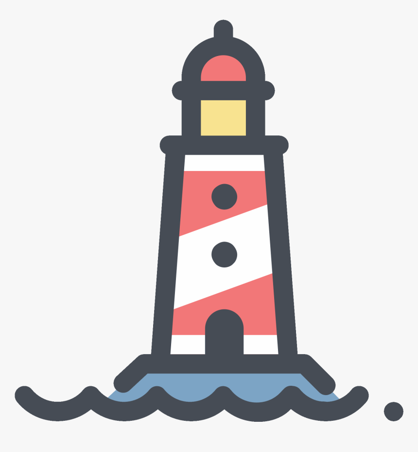 Transparent Lighthouse Vector - Lighthouse Icon Png, Png Download, Free Download