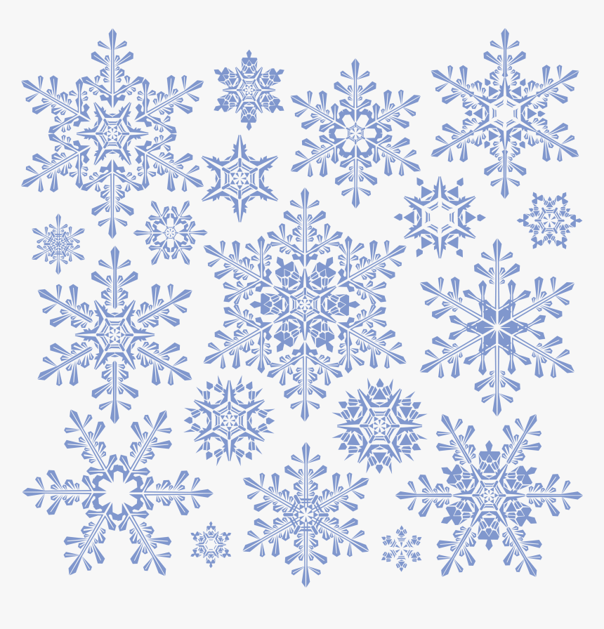 Snowflake Pattern Clipart, HD Png Download, Free Download