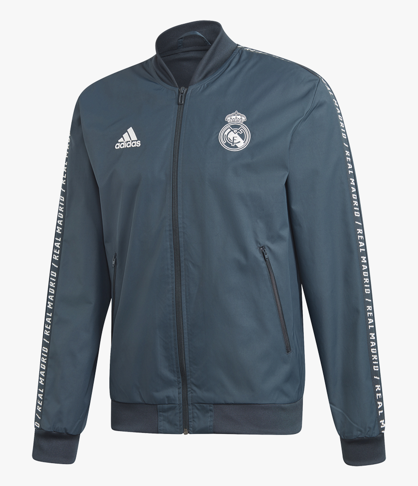 Adidas Real Madrid Anthem Jacket - Real Madrid Jacket, HD Png Download, Free Download
