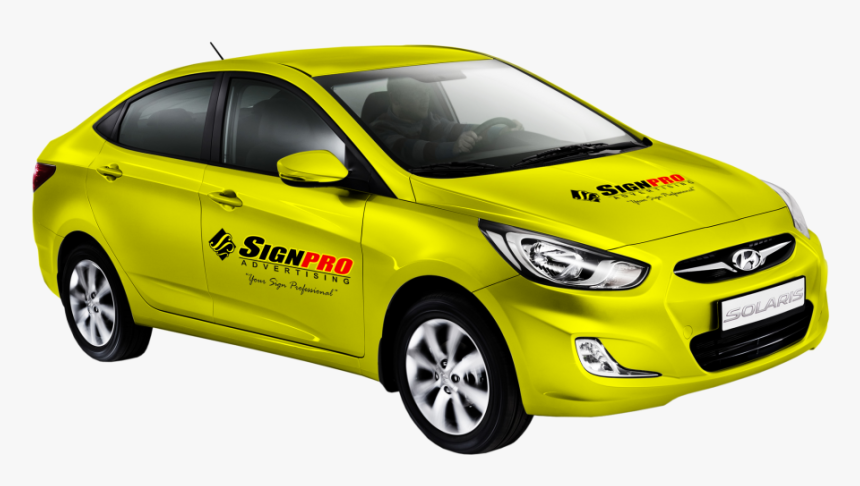 Mockup Design Hyundai Solaris Car - Hyundai Solaris, HD Png Download, Free Download