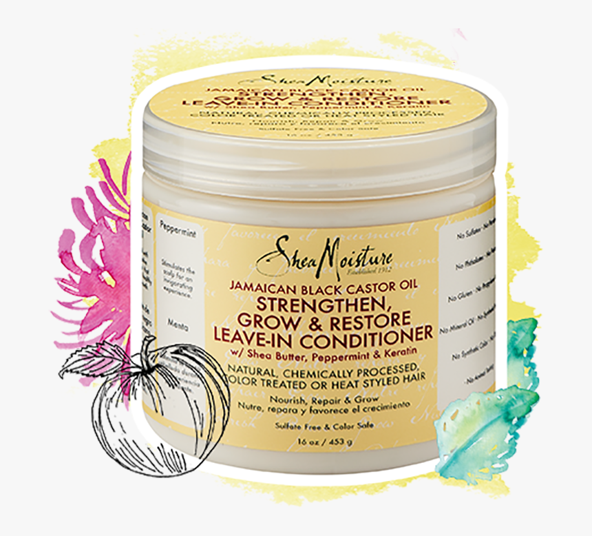 Shea Butter Oil Png - Shea Moisture Jamaican Black Castor Oil Leave, Transparent Png, Free Download