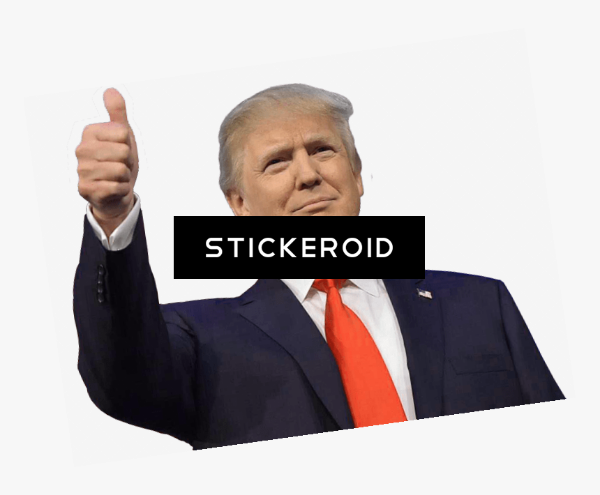 Trump Thumbs Up Png - President Trump Image Png, Transparent Png, Free Download